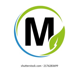 Design-Vorlage für das moderne M-Brief-Logo Abstraktes Symbol