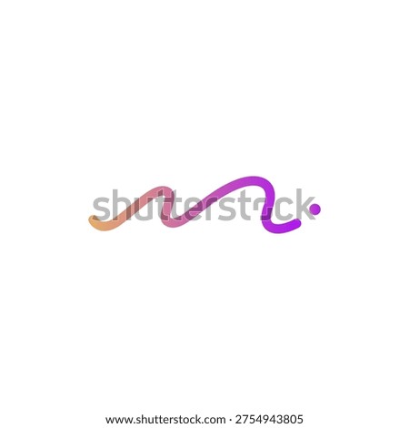 modern m letter wave logo vector icon illustration