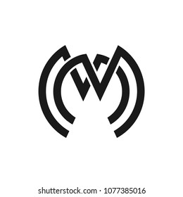 modern m logo