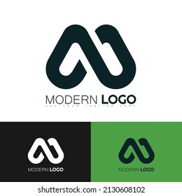 Modern M logo Design  Simple   Unique M letter Logo Template 
