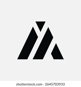 Modern MA initial logo with a unique, clean style perfect for branding and visual identity design.