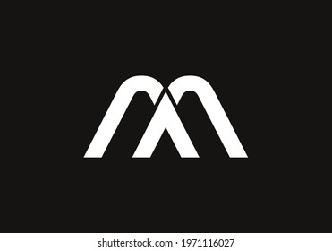 Modern MA logo design. Premium, Modern, creative, simple, unique and professional MA logotype vector