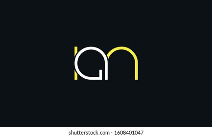 Modern ma am logo design template