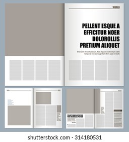 modern magazine layout template
