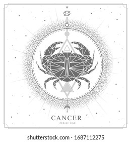 Art & Collectibles Digital cute astrology aesthetic sun sign Cancer ...