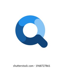 modern magnifying glass or loop logo. editable and easy to custom. can can be applied optimally on print and digital media.