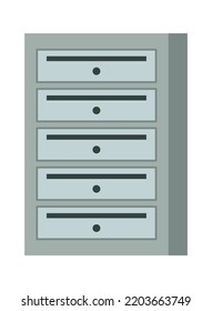 Modern Mailbox or Letterbox. Vector illustration