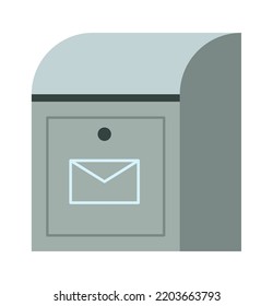 Modern Mailbox or Letterbox. Vector illustration