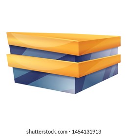 Modern mall icon. Cartoon of modern mall vector icon for web design isolated on white background