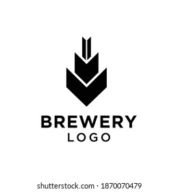 Modern Malt Logo design for Ale Beer Brewery