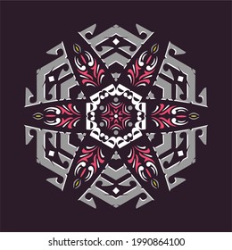 Diseño moderno de vectores de arte mandala con una hermosa mezcla de colores, adecuado para todas las necesidades de diseño publicitario, tanto para diseños de tarjetas de visita, banners, folletos y otros.
archivos de formato EPS
