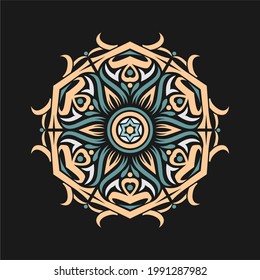 Modern mandala art vector design with a beautiful mix of colors, suitable for all advertising design needs, both for business card designs, banners, brochures and others.
EPS format files