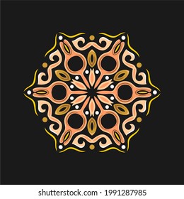Modern mandala art vector design with a beautiful mix of colors, suitable for all advertising design needs, both for business card designs, banners, brochures and others.
EPS format files