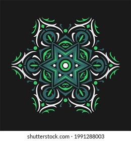 Modern mandala art vector design with a beautiful mix of colors, suitable for all advertising design needs, both for business card designs, banners, brochures and others.
EPS format files