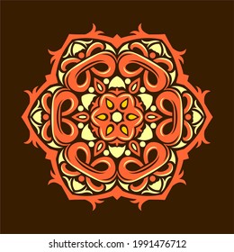 Modernes mandala Art Vektordesign mit einer schönen Mischung von Farben, geeignet für alle Bedürfnisse der Werbung Design, sowohl für Visitenkartendesigns, Banner, Broschüren und andere.
EPS-Format-Dateien