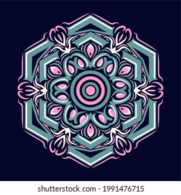 Modern mandala art vector design with a beautiful mix of colors, suitable for all advertising design needs, both for business card designs, banners, brochures and others.
EPS format files