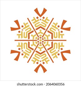 Modern mandala art vector design with a beautiful mix of colors, suitable for all advertising design needs, both for business card designs, banners, brochures and others. EPS format files