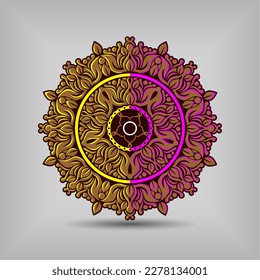 Modern mandala art vector design with a beautiful mix of colors, suitable for all advertising design needs, both for business card designs, banners, brochures and others.
EPS format files