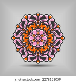 Modernes mandala Art Vektordesign mit einer schönen Mischung von Farben, geeignet für alle Bedürfnisse der Werbung Design, sowohl für Visitenkartendesigns, Banner, Broschüren und andere.
EPS-Format-Dateien