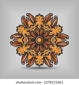 Modern mandala art vector design with a beautiful mix of colors, suitable for all advertising design needs, both for business card designs, banners, brochures and others.
EPS format files