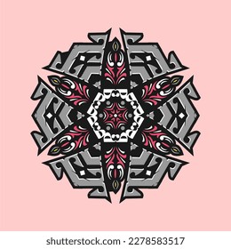 Modern mandala art vector design with a beautiful mix of colors, suitable for all advertising design needs, both for business card designs, banners, brochures and others.
EPS format files