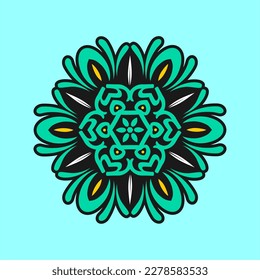 Modern mandala art vector design with a beautiful mix of colors, suitable for all advertising design needs, both for business card designs, banners, brochures and others.
EPS format files