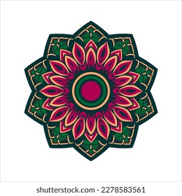 Modern mandala art vector design with a beautiful mix of colors, suitable for all advertising design needs, both for business card designs, banners, brochures and others.
EPS format files
