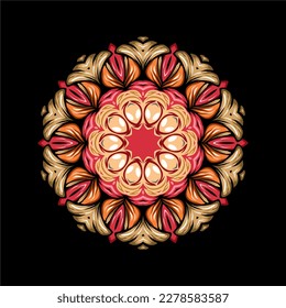 Modernes mandala Art Vektordesign mit einer schönen Mischung von Farben, geeignet für alle Bedürfnisse der Werbung Design, sowohl für Visitenkartendesigns, Banner, Broschüren und andere.
EPS-Format-Dateien