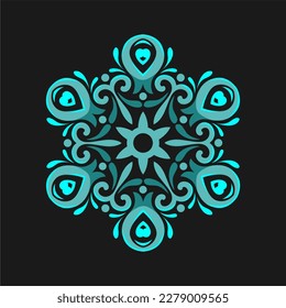 Modern mandala art vector design with a beautiful mix of colors, suitable for all advertising design needs, both for business card designs, banners, brochures and others.
EPS format files