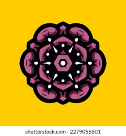 Diseño moderno de vectores de arte mandala con una hermosa mezcla de colores, adecuado para todas las necesidades de diseño publicitario, tanto para diseños de tarjetas de visita, banners, folletos y otros.
archivos de formato EPS