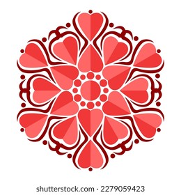 Modernes mandala Art Vektordesign mit einer schönen Mischung von Farben, geeignet für alle Bedürfnisse der Werbung Design, sowohl für Visitenkartendesigns, Banner, Broschüren und andere.
EPS-Format-Dateien