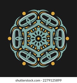 Modern mandala art vector design with a beautiful mix of colors, suitable for all advertising design needs, both for business card designs, banners, brochures and others.
EPS format files