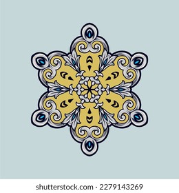 Modern mandala art vector design with a beautiful mix of colors, suitable for all advertising design needs, both for business card designs, banners, brochures and others.
EPS format files