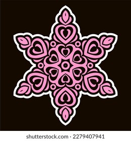 Diseño moderno de vectores de arte mandala con una hermosa mezcla de colores, adecuado para todas las necesidades de diseño publicitario, tanto para diseños de tarjetas de visita, banners, folletos y otros.
archivos de formato EPS