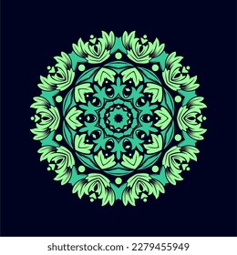 Modern mandala art vector design with a beautiful mix of colors, suitable for all advertising design needs, both for business card designs, banners, brochures and others.
EPS format files
