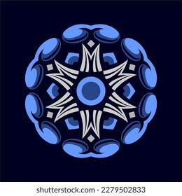 Modern mandala art vector design with a beautiful mix of colors, suitable for all advertising design needs, both for business card designs, banners, brochures and others.
EPS format files
