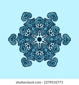 Modern mandala art vector design with a beautiful mix of colors, suitable for all advertising design needs, both for business card designs, banners, brochures and others.
EPS format files