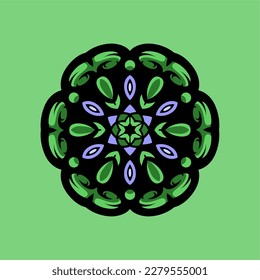 Modern mandala art vector design with a beautiful mix of colors, suitable for all advertising design needs, both for business card designs, banners, brochures and others.
EPS format files