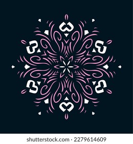 Modern mandala art vector design with a beautiful mix of colors, suitable for all advertising design needs, both for business card designs, banners, brochures and others.
EPS format files