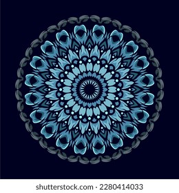 Modern mandala art vector design with a beautiful mix of colors, suitable for all advertising design needs, both for business card designs, banners, brochures and others.
EPS format files
