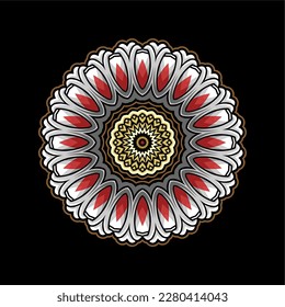 Modern mandala art vector design with a beautiful mix of colors, suitable for all advertising design needs, both for business card designs, banners, brochures and others.
EPS format files