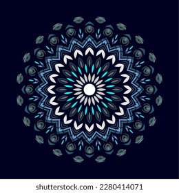 Modern mandala art vector design with a beautiful mix of colors, suitable for all advertising design needs, both for business card designs, banners, brochures and others.
EPS format files