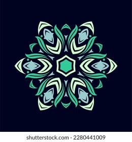 Modern mandala art vector design with a beautiful mix of colors, suitable for all advertising design needs, both for business card designs, banners, brochures and others.
EPS format files