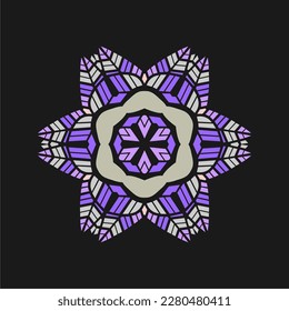 Modern mandala art vector design with a beautiful mix of colors, suitable for all advertising design needs, both for business card designs, banners, brochures and others.
EPS format files