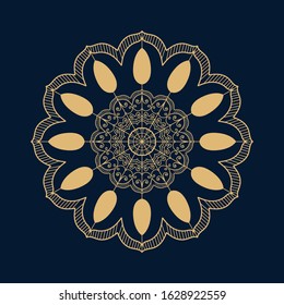 Modern mandala background design template free download