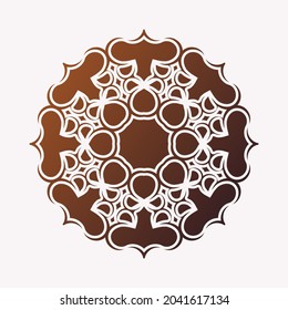 Modern Mandala background design template