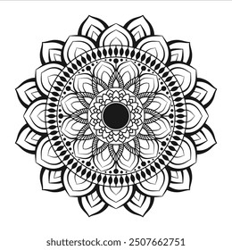 Modern Mandala Creation art illustration