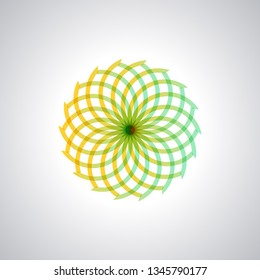 Modern mandala design vector image