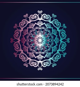Modern Mandala Pattern Design Illustration