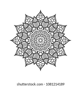 Modern mandala vector
